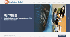 Desktop Screenshot of inspirationglobal.com